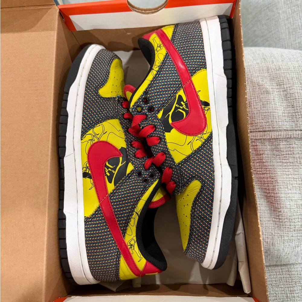 Nike dunk low bright citron W size 7 - Picture 7 of 7